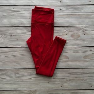 Athleta Red Elation 7/8 Leggings